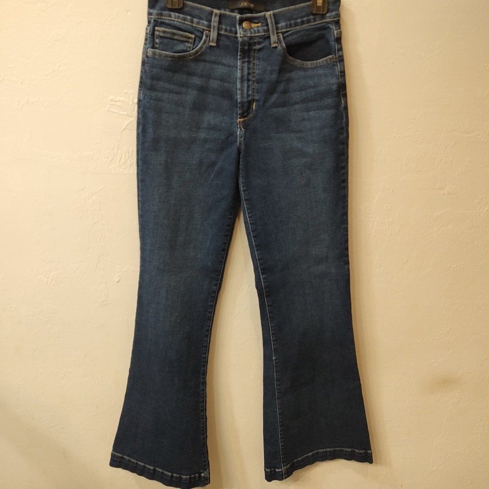 Joe's Jeans High Rise Francoise Bootcut Womens Jeans Sz 28x33 Dark Blue Stretch